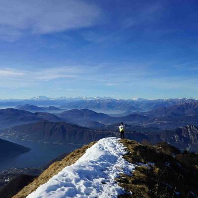 der erste Schnee ist bereits wieder am Schmelzen