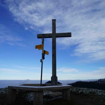 Gipfelkreuz auf dem Hüttchopf