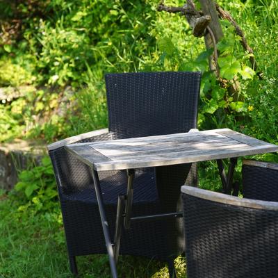 Sitzplatz im Naturgarten - ein Ort zum Staunen