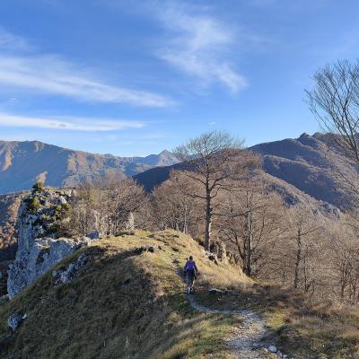 über diesen Grat sind wir gezogen